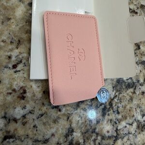 Blush Pink Card Holder with mirror